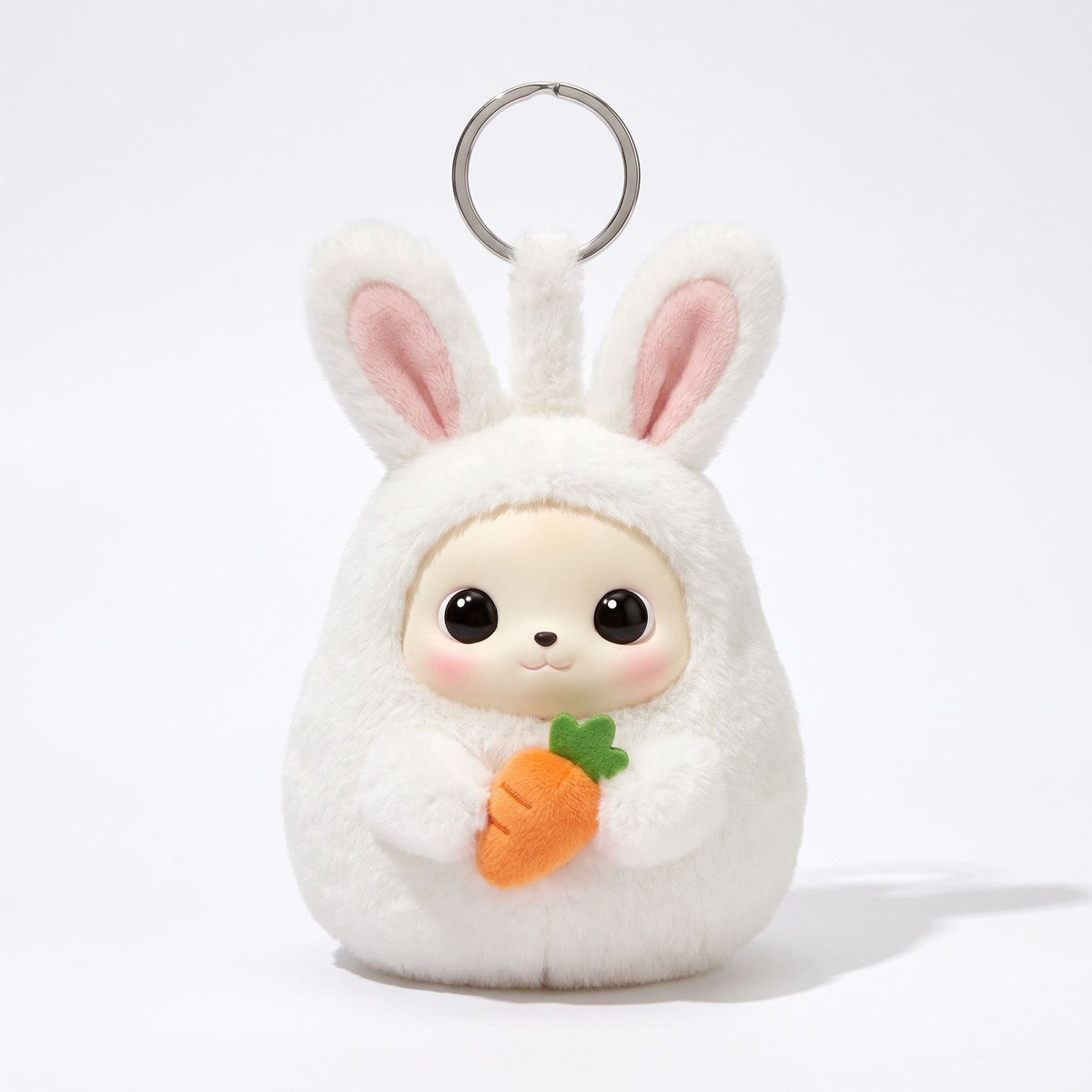 Snow Bunny Bag Charm