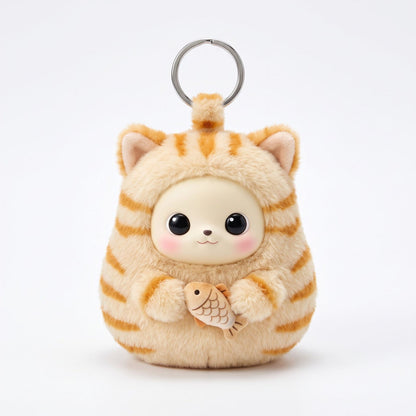 Tabby Cat Bag Charm
